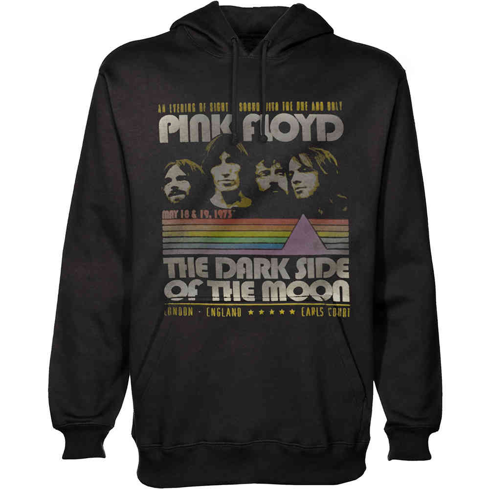 Pink Floyd - Retro Stripes Hoodie - Black